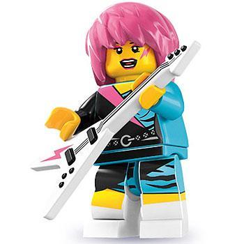 Legoland Rocker Character Rocker Girl - Series 7 LEGO Collectible Minifigure (2012) – The Brick ...