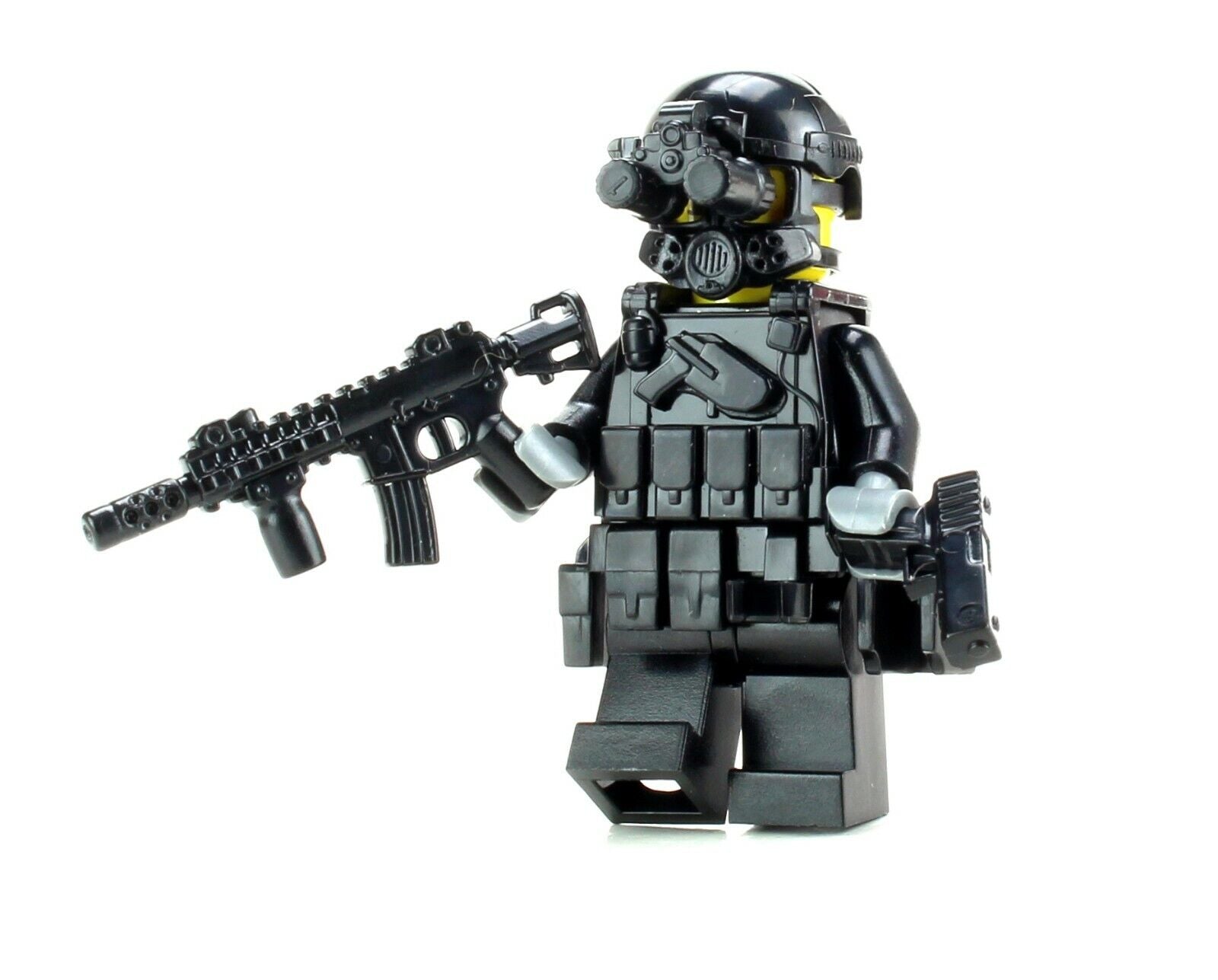 SWAT Police Officer Assaulter - Custom Military Minifigure made w/ LEGO Parts