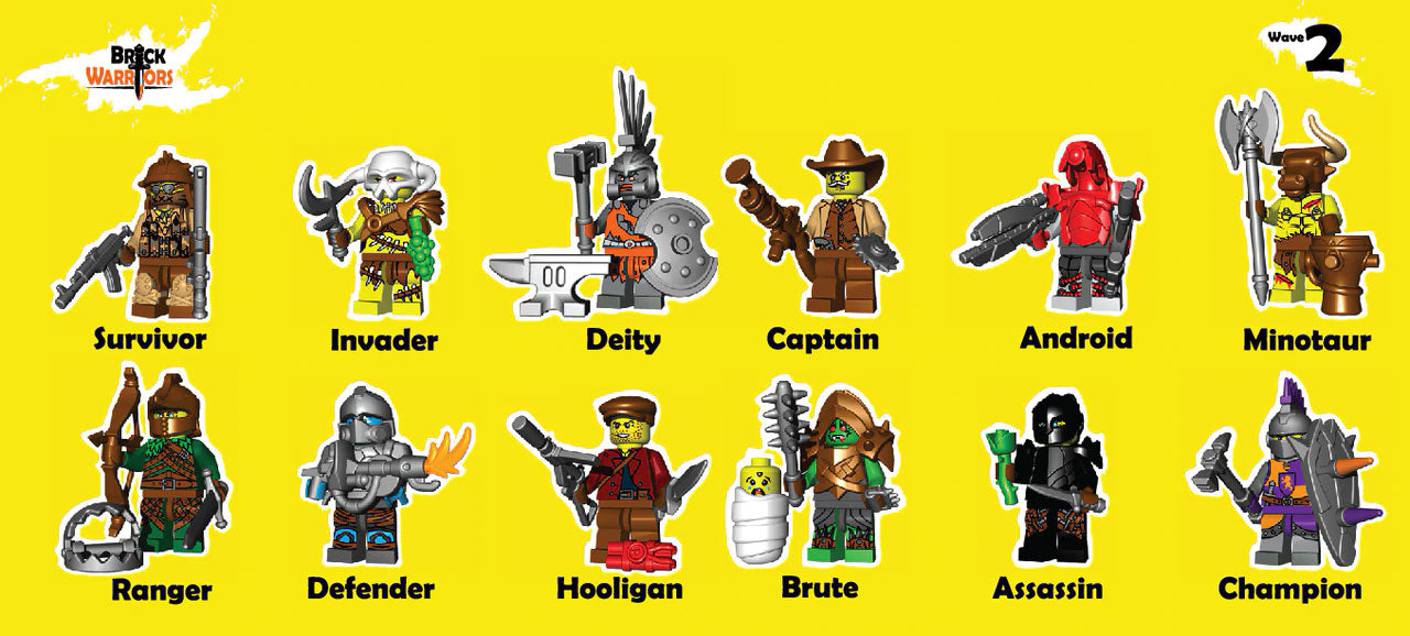 Brick Warriors Minifig Accessory Mystery Pack (Series 2)