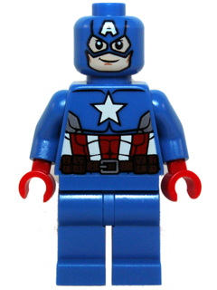 Captain America (Avengers Assemble) - LEGO Marvel Minifigure (2014)