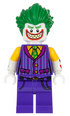 Joker (LEGO Batman Movie, Striped Vest, Shirtsleeves, Smile with Pointed Teeth Grin) - LEGO DC Comics Minifigure (2017)