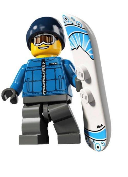 Snowboarder (Male) - LEGO Series 5 Collectible Minifigure (2011)