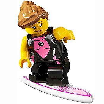 Surfer Girl - Series 4 LEGO Minifigure (2011)