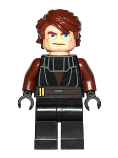 Anakin Skywalker (Clone Wars, Reddish Arms) - LEGO Star Wars Minifigure (2008-2015)