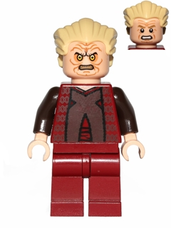 Chancellor Palpatine (Dark Red Outfit, Episode 3) - LEGO Star Wars Minifigure (2012)