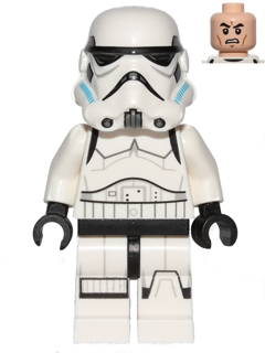 Stormtrooper (Printed Legs, Dark Azure Helmet Vents) - LEGO Star Wars Minifigure (2014)