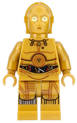 C-3PO (Colorful Wires) - LEGO Star Wars Minifigure (2021)