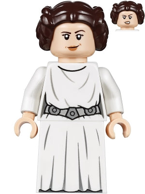 Princess Leia (White Dress, Detailed Belt, Skirt Part) - LEGO  Star Wars Minifigure (2021)