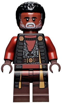 Greef Karga (Black Magistrate Robe and Gray Beard) - LEGO Star Wars Minifigure (2021)