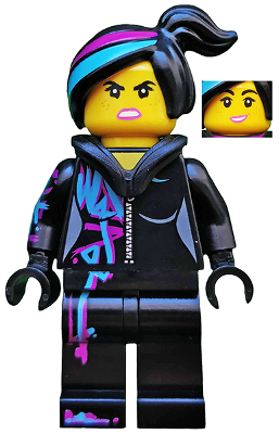 Wyldstyle (With Hood, Open Mouth) - LEGO Movie Minifigure (2015)