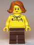 Female, Toy Store Worker (LEGO logo on reverse of torso) - LEGO City Minifigure (2020)