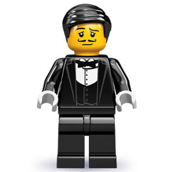 Waiter - Series 9 LEGO Collectible Minifigure (2013)