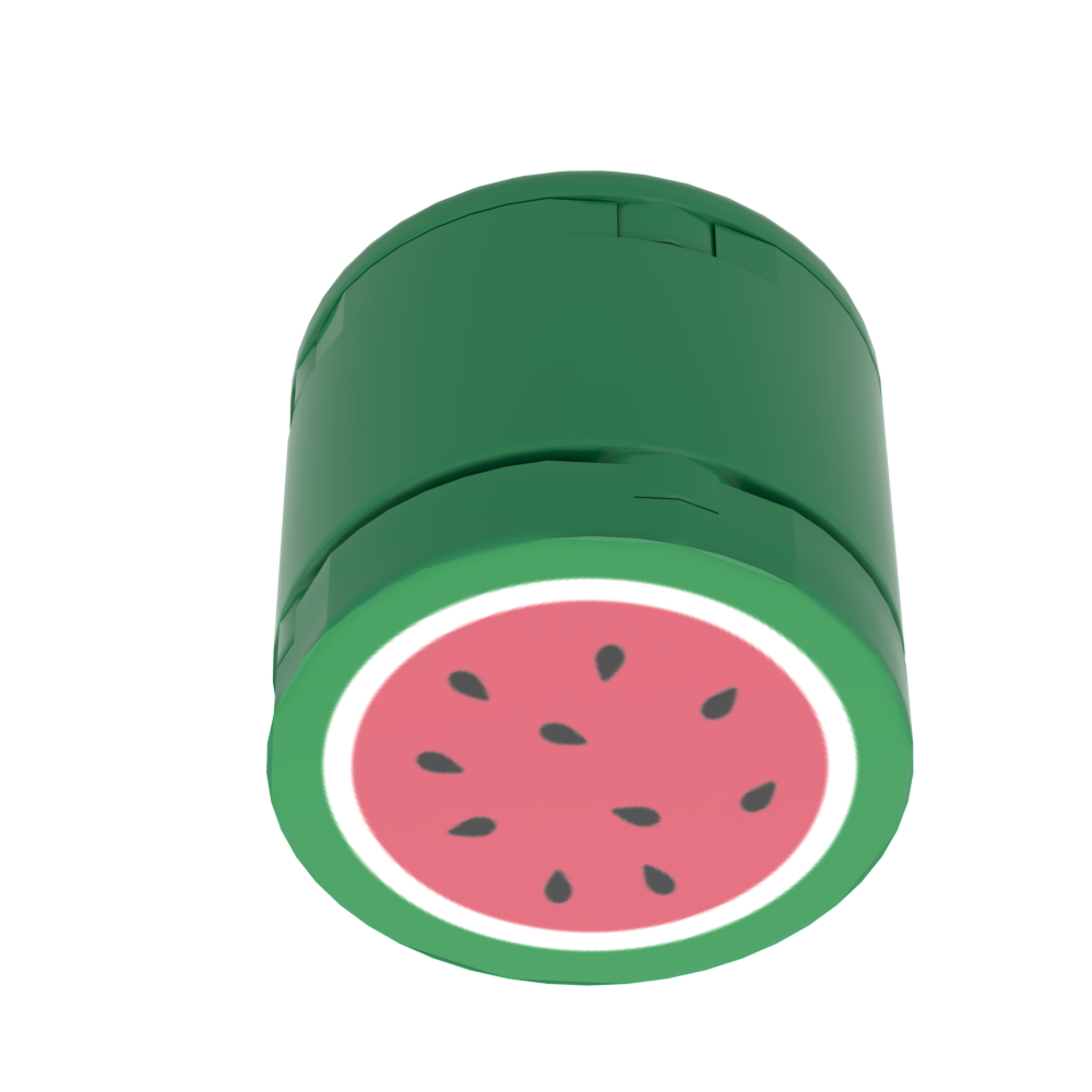 B3 Customs® Watermelon with Printed Tile (2x2 Round Tile)