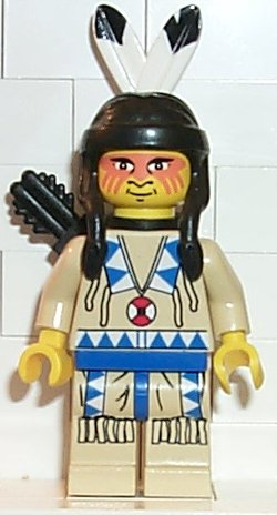 Indian (w/ Quiver) - LEGO Western Minifigure (1997)