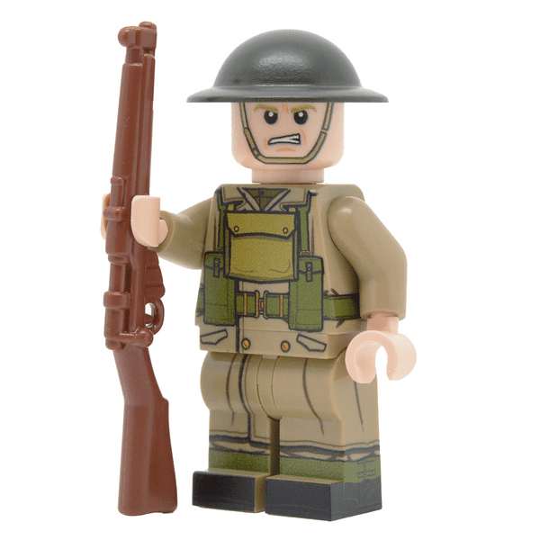 WW2 BEF Rifleman - Custom LEGO Military Minifigure